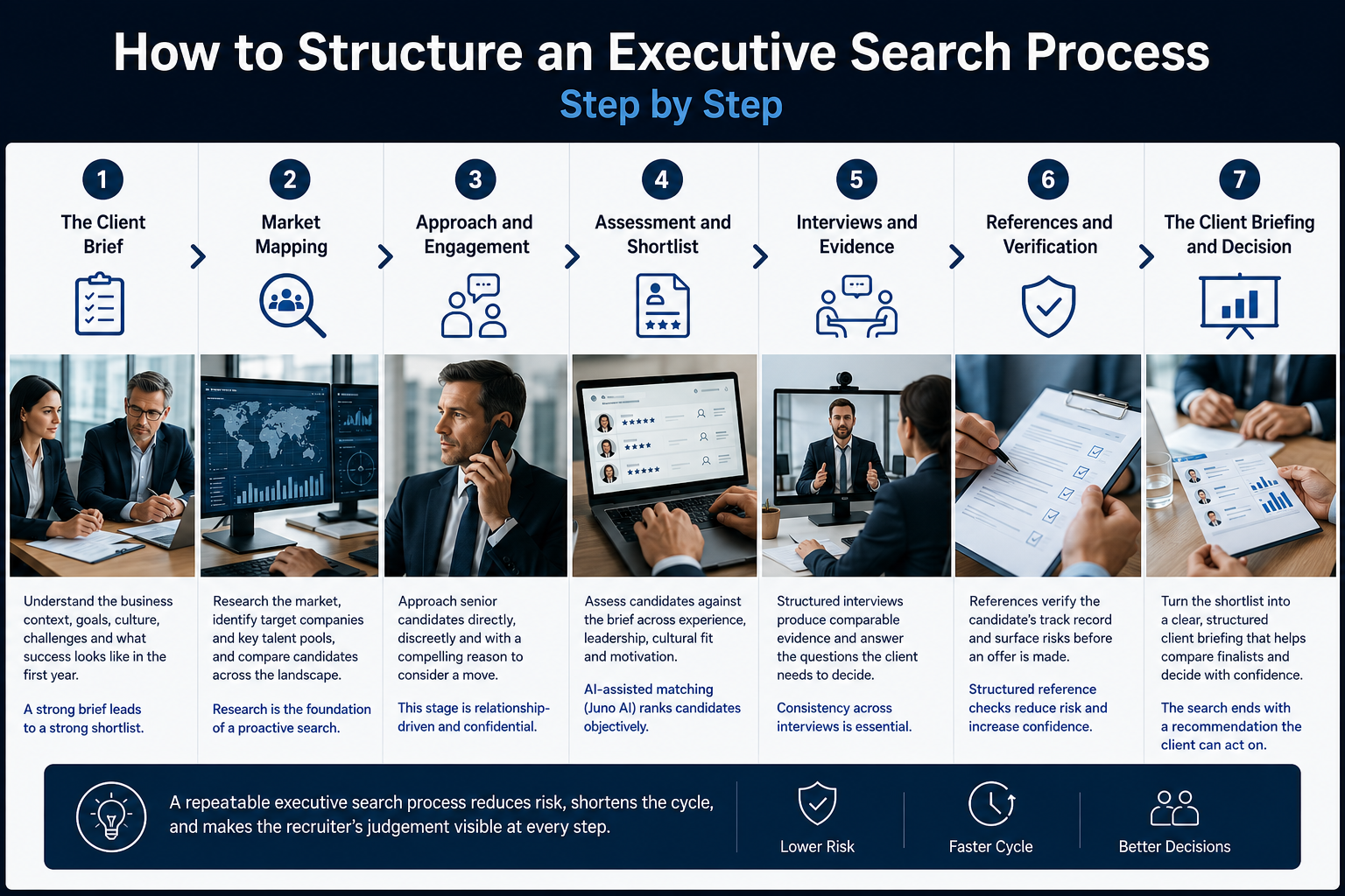 How to Structure an Executive Search Process, Step by Step